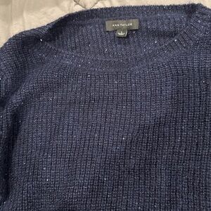 Ann Taylor Midnight Blue Knit Top